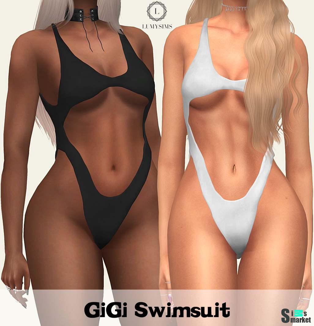 Купальник "GIGI SWIMSUIT" для Симс 4 для Симс 4. Скачать мод