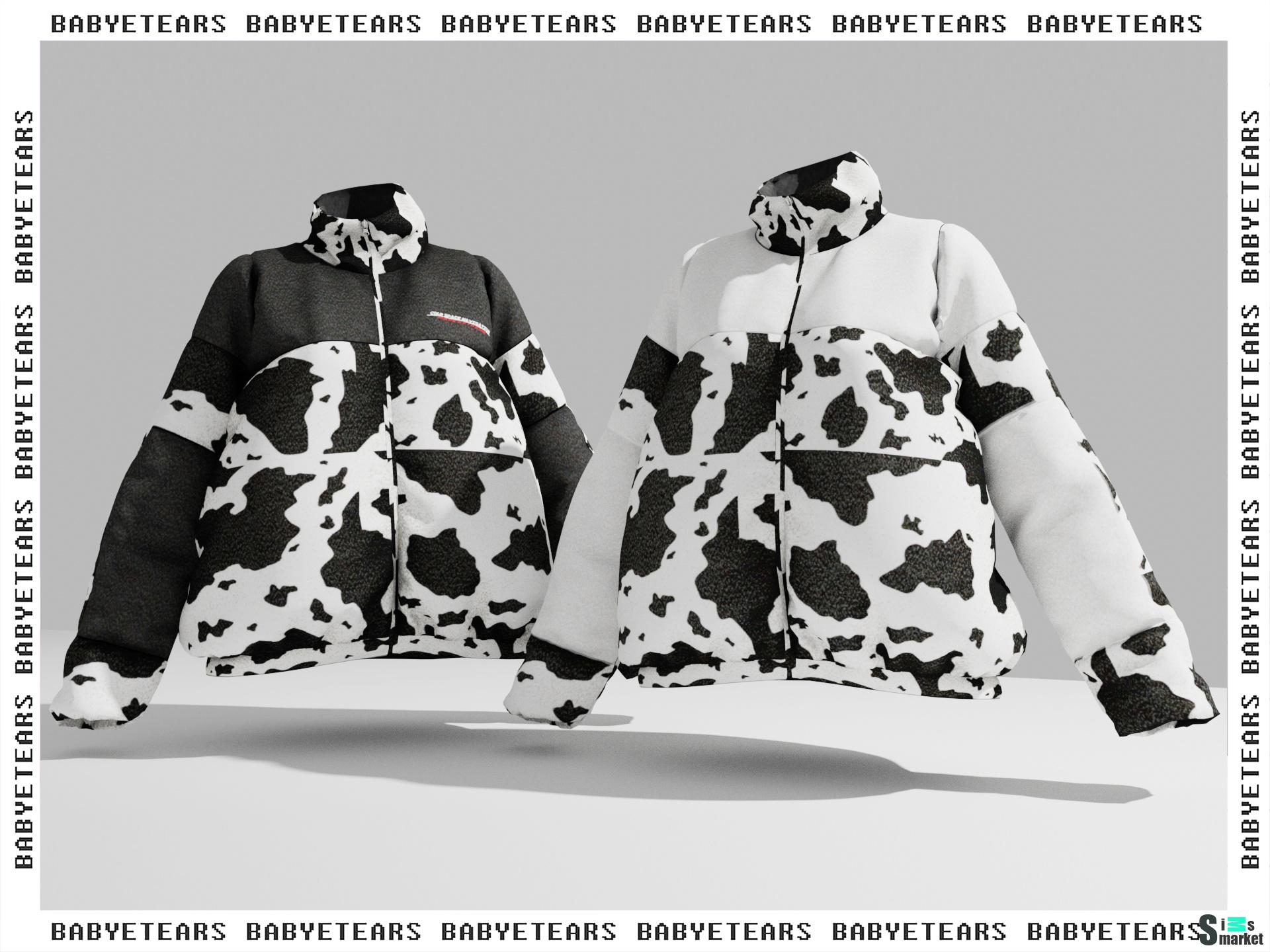 Куртка Moo by Babyetears для Симс 4. Скачать мод