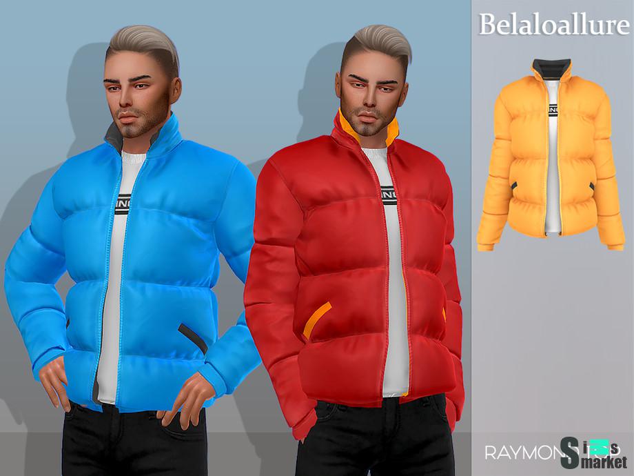 Куртка Raymond by belal1997 для Симс 4. Скачать мод