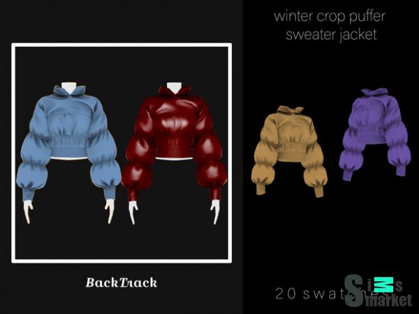 Куртка winter by backtrackcc для Симс 4. Скачать мод