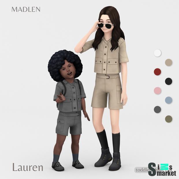 Lauren Outfit by Madlen для Симс 4. Скачать мод