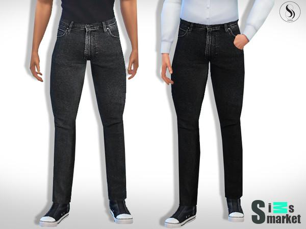 Lee Luke Slim Fit мужские джинсы by Saliwa  для Симс 4. Скачать мод