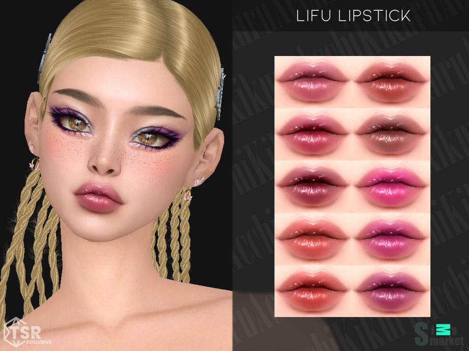 Lifu Lipstick для Симс 4. Скачать мод