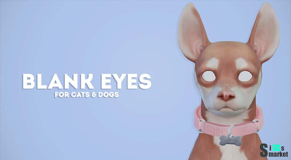 Линзы "Blank Eyes" для Симс 4 для Симс 4. Скачать мод