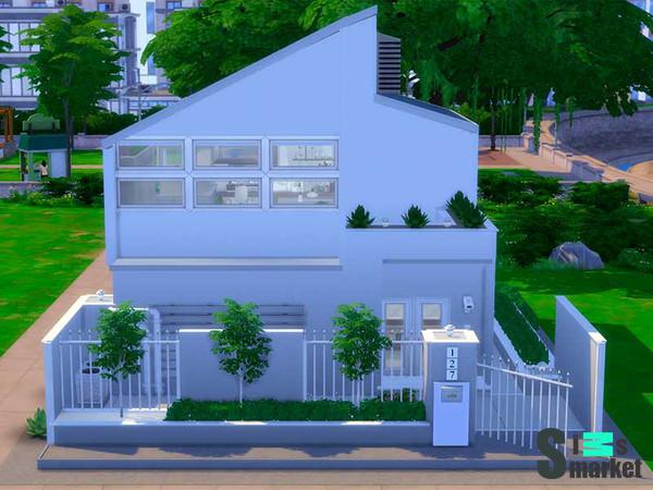 Little Modern House by Blueberry для Симс 4. Скачать мод