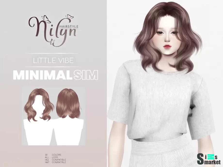 LITTLE VIBE HAIR от Nilyn для Симс 4. Скачать мод