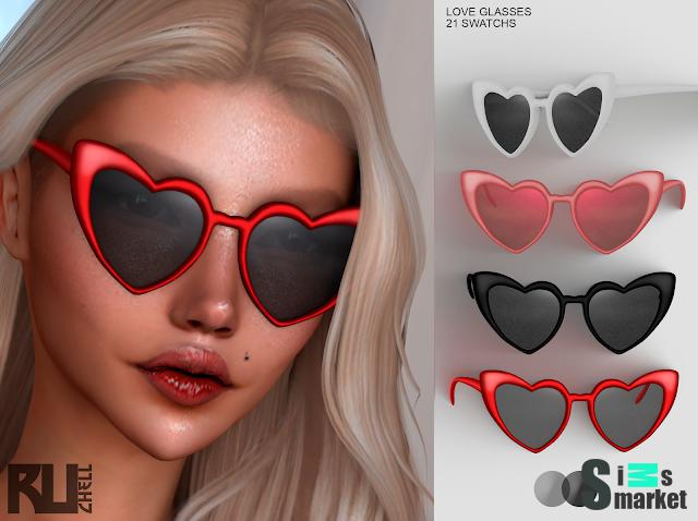 LOVE GLASSES для Симс 4. Скачать мод