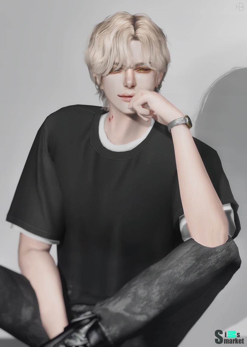 LOW PERM CUT by MOOOD_HAIR для Симс 4. Скачать мод