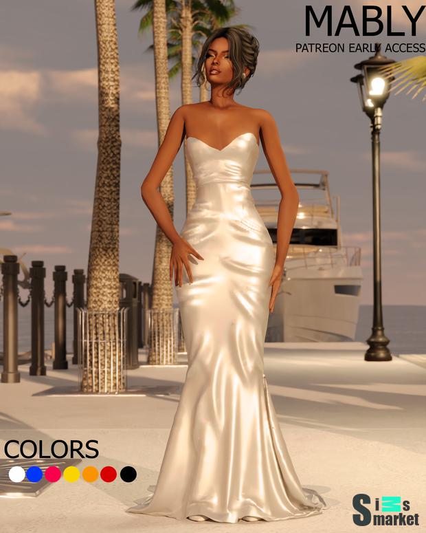 MablyStore- Bridal 23 для Симс 4. Скачать мод