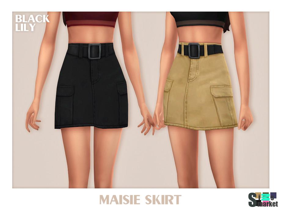 Maisie Skirt для Симс 4. Скачать мод