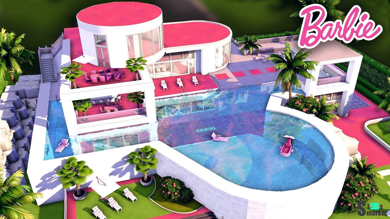 Malibu Barbie mansion  для Симс 4. Скачать мод