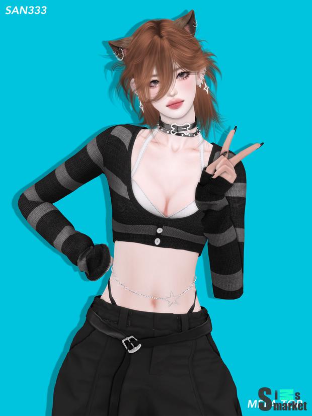 Mela Top для Симс 4. Скачать мод