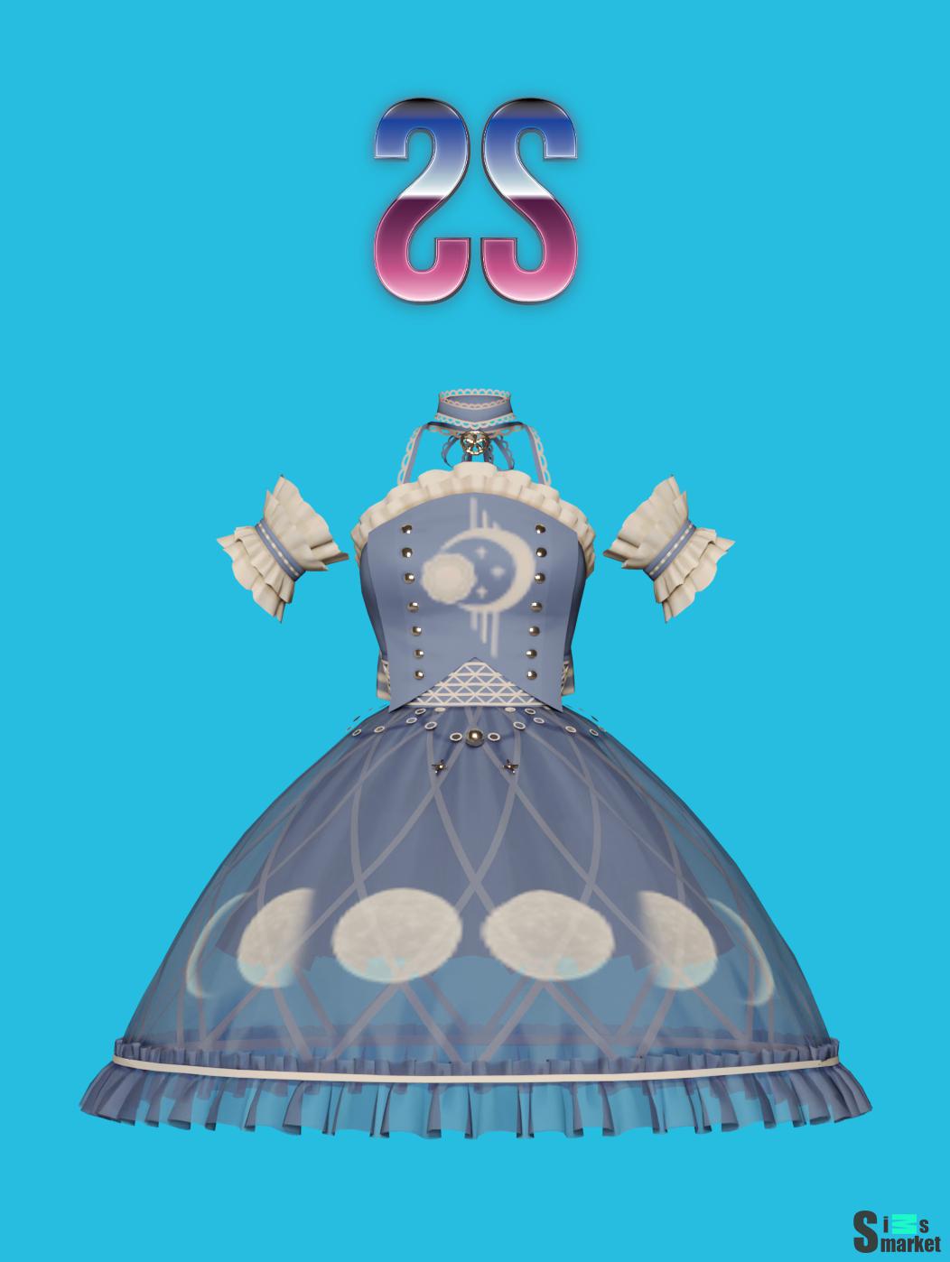 миленькое платье⭐ от Simsonico. для Симс 4. Скачать мод
