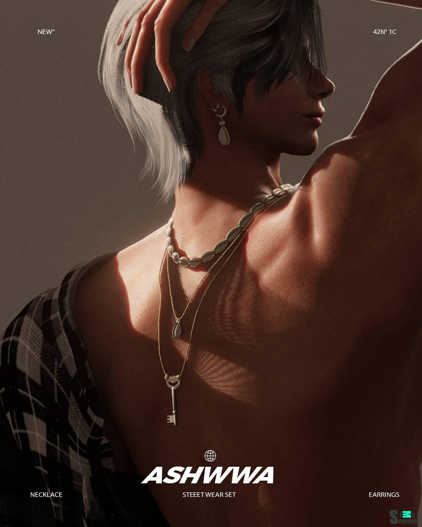 Набор аксессуаров "Streetwear accessories set 02 для Симс 4. Скачать мод