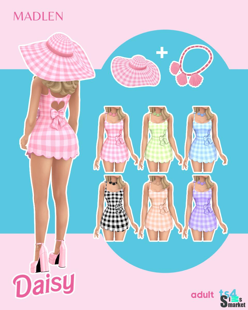 Набор Барби "Daisy Set" для Симс 4 для Симс 4. Скачать мод Набор Барби "Daisy Set" для Симс 4 для Симс 4. Скачать мод