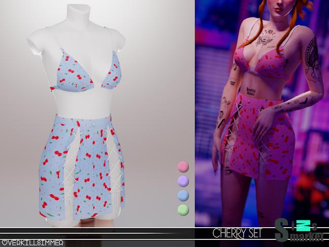 Набор Cherry by overkillsimmer для Симс 4. Скачать мод