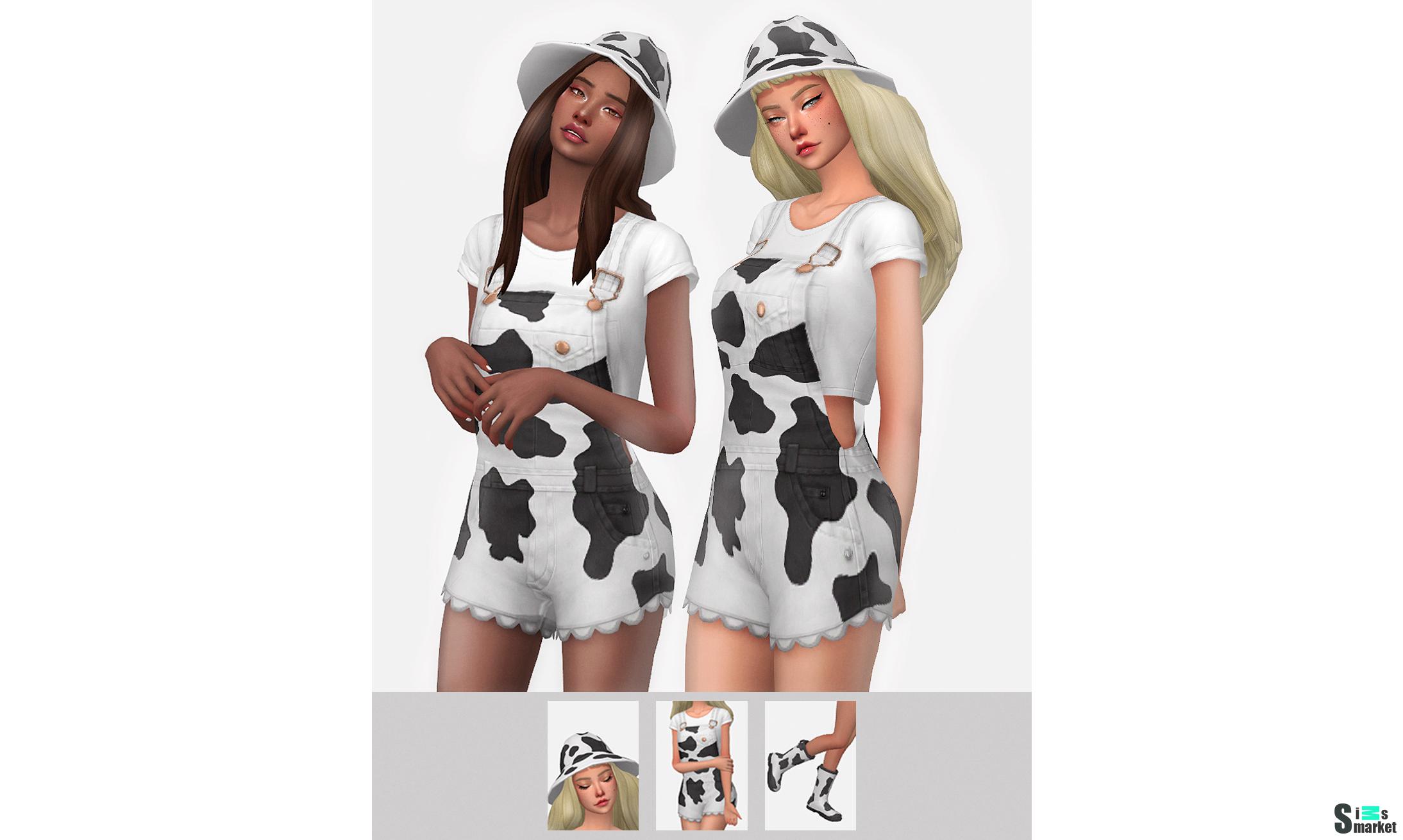 Набор Cow by On hiatus для Симс 4. Скачать мод