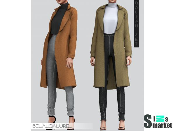 Набор daliah by belaloallure для Симс 4. Скачать мод