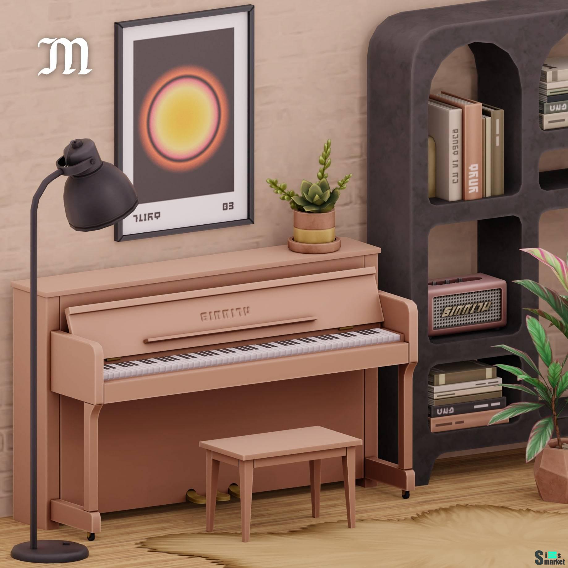 Набор для музыкального уголка 2 "SIMMIFY MUSIC NOOK" для Симс 4 для Симс 4. Скачать мод