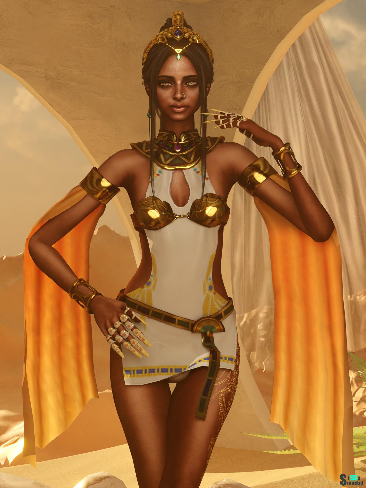 Набор DOAXVV - Ancient Oasis для Симс 4. Скачать мод