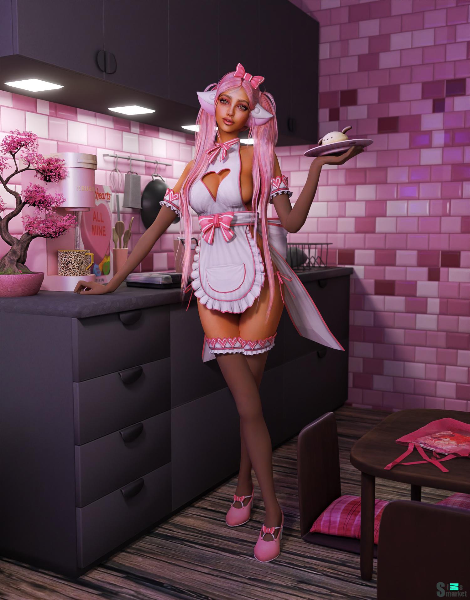 Набор "домохозяйка" для Симс 4. Скачать мод