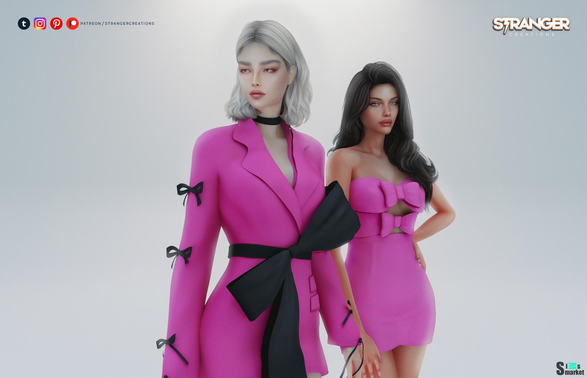 Набор Jenna  для Симс 4. Скачать мод