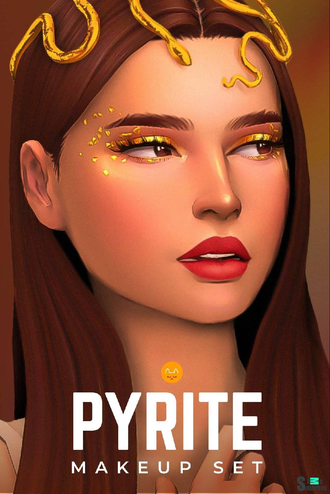 Набор косметики "Pyrite Makeup Set" для Симс 4 для Симс 4. Скачать мод