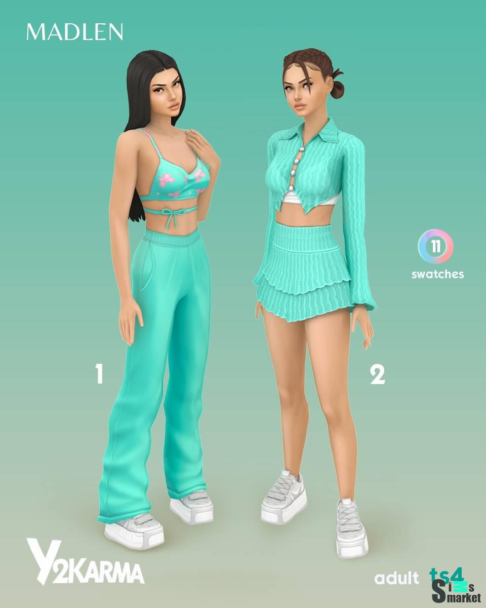 Набор одежды для симочек "Y2Karma Outfit Pack" для Симс 4 для Симс 4. Скачать мод Набор одежды для симочек "Y2Karma Outfit Pack" для Симс 4 для Симс 4. Скачать мод