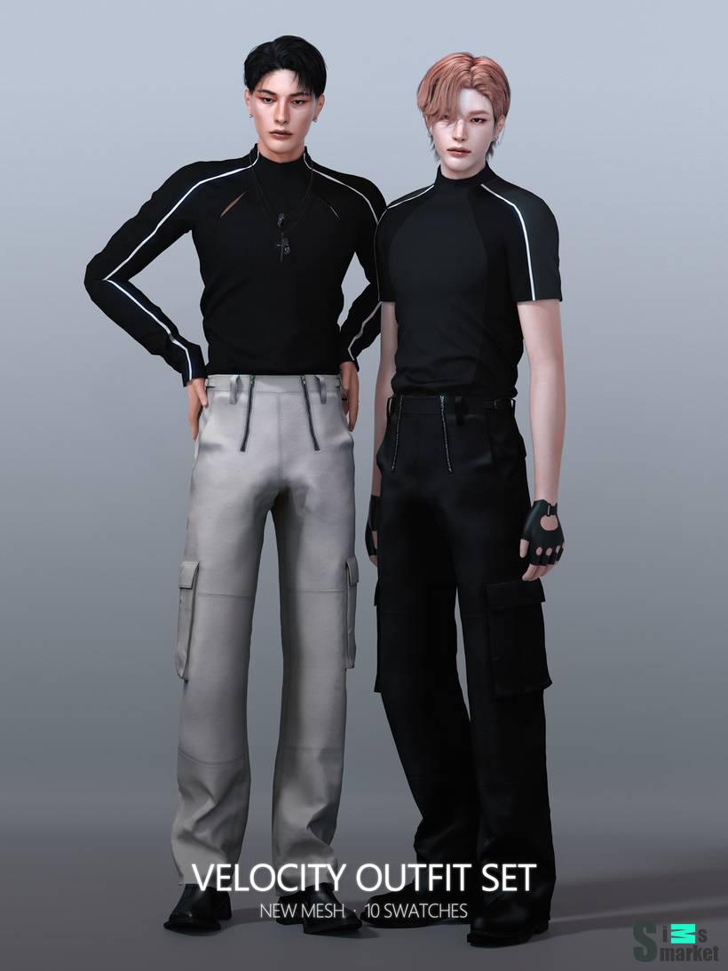 Набор одежды для симов "Velocity Outfit Set" для Симс 4 для Симс 4. Скачать мод