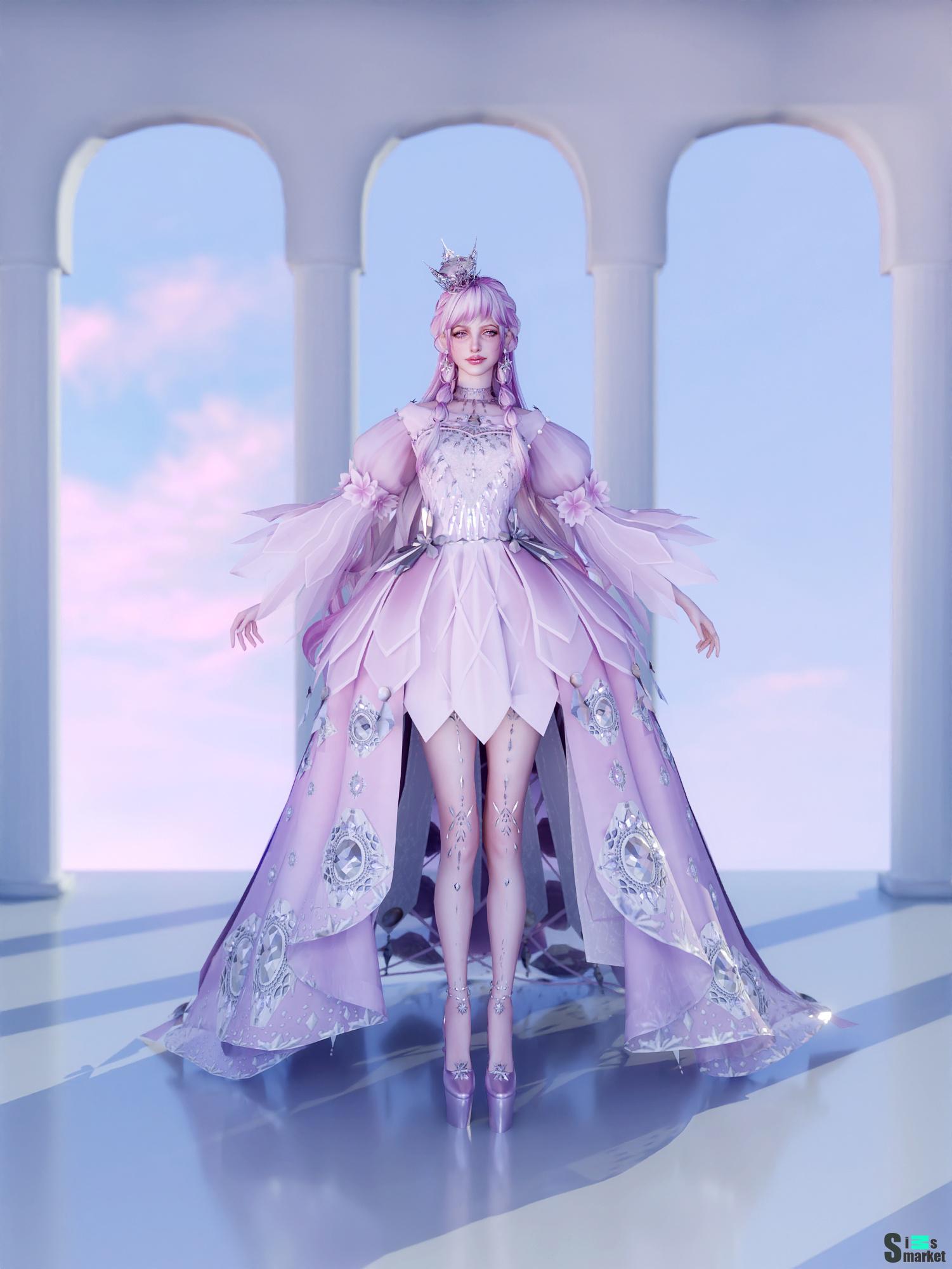 Набор Shining Nikki - Sorrow Of The Lost Country для Симс 4. Скачать мод