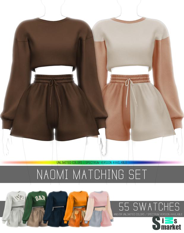 NAOMI MATCHING SET для Симс 4. Скачать мод NAOMI MATCHING SET для Симс 4. Скачать мод