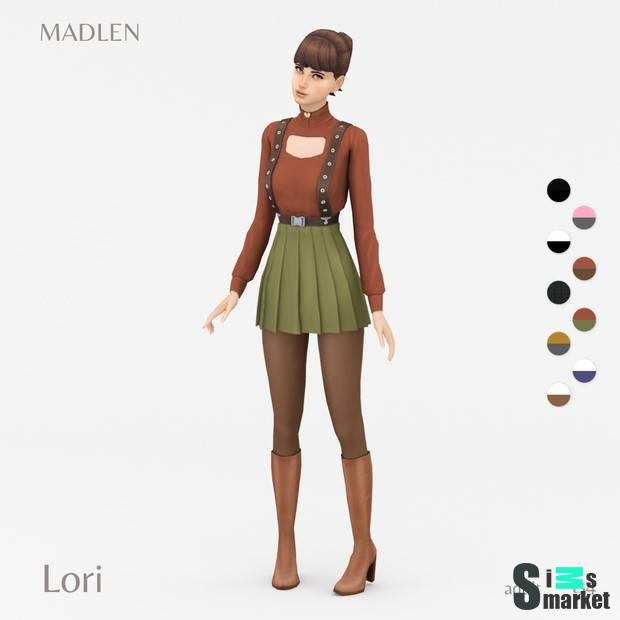 Наряд для симочки "Lori Outfit" для Симс 4 для Симс 4. Скачать мод