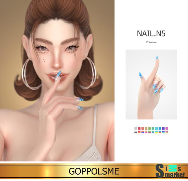 Ногти для симок n5 для Симс 4. Скачать мод