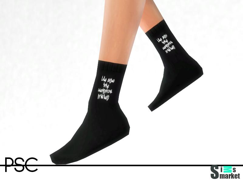 Носки Ankle by ProudSimCreations для Симс 4. Скачать мод