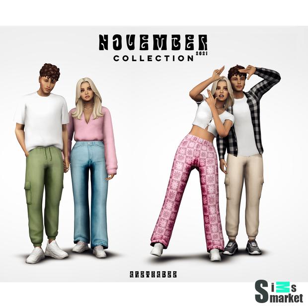 november collection by aretha для Симс 4. Скачать мод