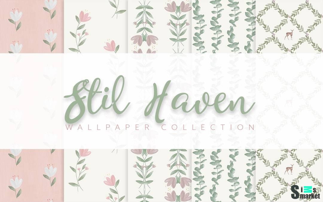 Обои "Stil Haven Wallpaper" для Симс 4 для Симс 4. Скачать мод