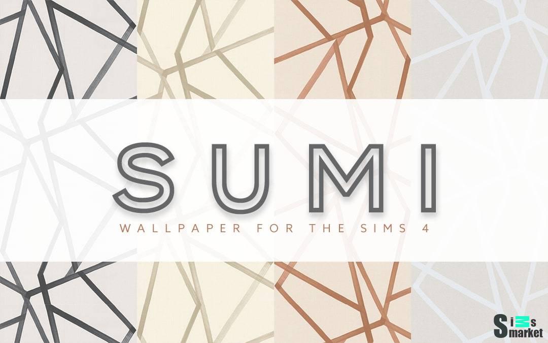 Обои "Sumi Wallpaper" для Симс 4 для Симс 4. Скачать мод