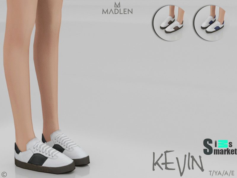 Обувь Madlen Kevin by MJ95 для Симс 4. Скачать мод