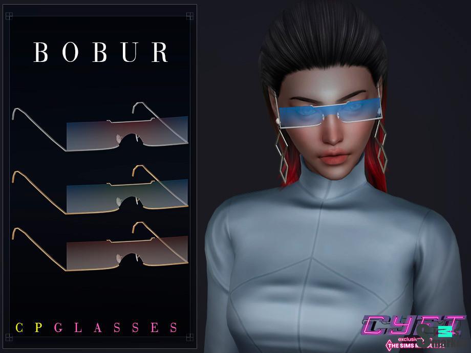 Очки "CyFi Cyberpunk Glasses" для Симс 4. Скачать мод