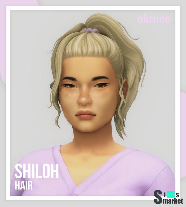 okruee "shilloh hair" для Симс 4. Скачать мод