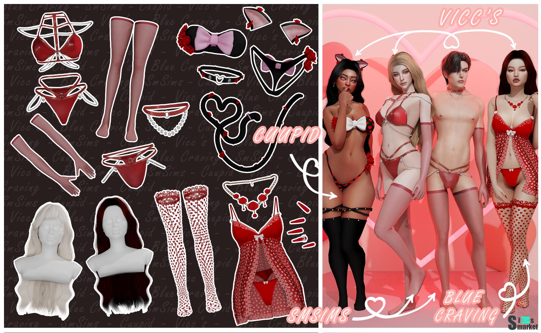 "Острые ощущения от дня Святого Валентина"-для Симс 4 для Симс 4. Скачать мод