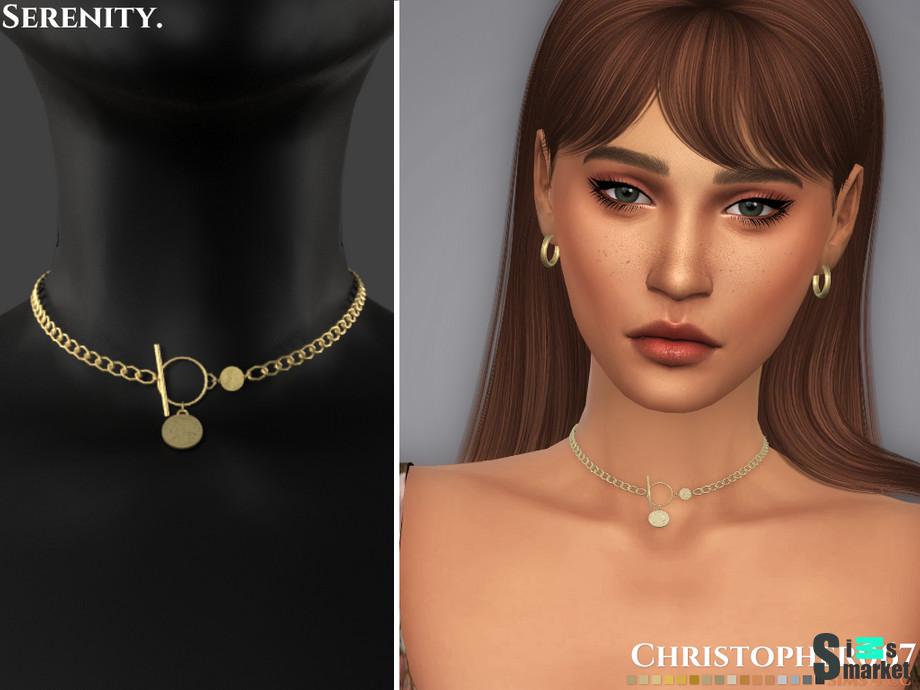 Ожерелье Serenity by christopher067 для Симс 4. Скачать мод