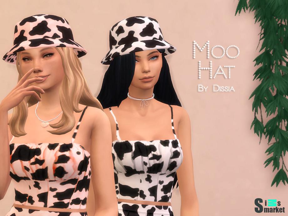 Панама Moo by Dissia для Симс 4. Скачать мод