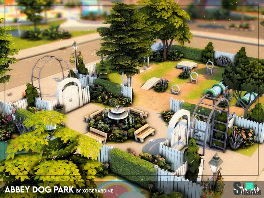 Парк "Abbey Dog Park (NO CC)" - для Симс 4 для Симс 4. Скачать мод