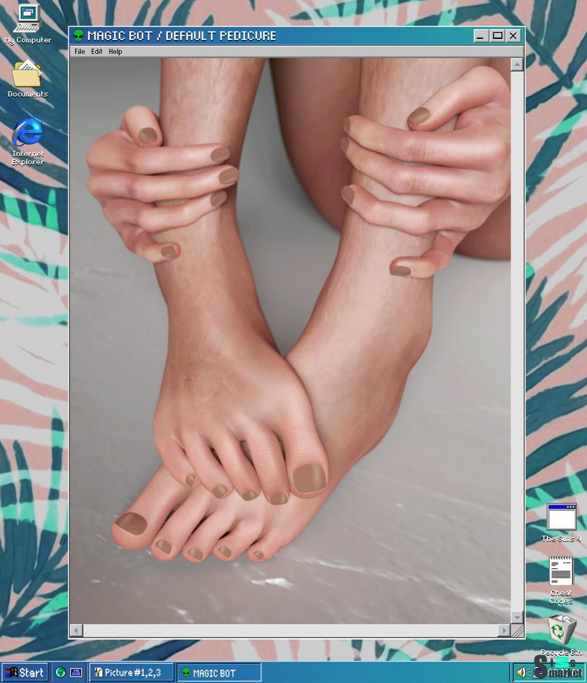 Педикюр "DEFAULT PEDICURE" для Симс 4. Скачать мод Педикюр "DEFAULT PEDICURE" для Симс 4. Скачать мод