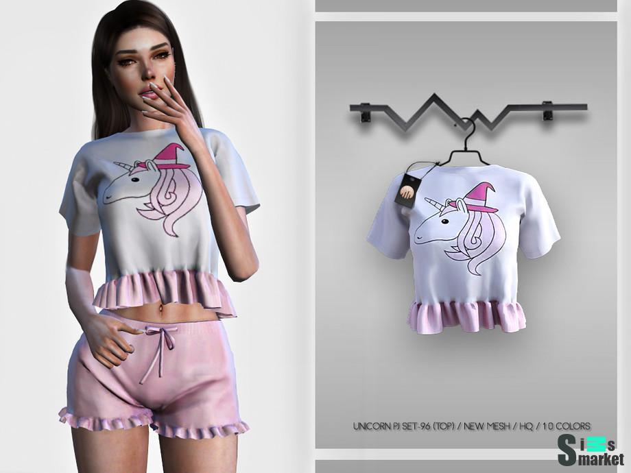 Пижама BD363 by busra-tr для Симс 4. Скачать мод