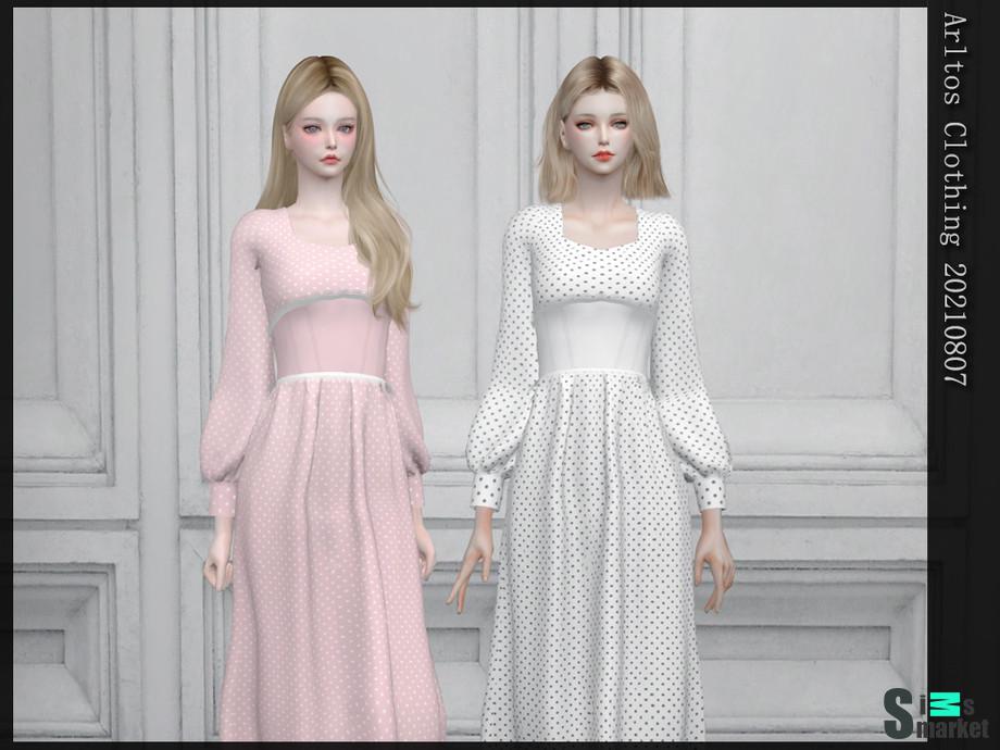 Платье 202 by Arltos для Симс 4. Скачать мод