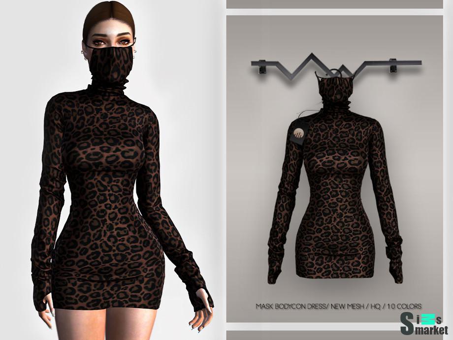 Платье BD335 by busra-tr  для Симс 4. Скачать мод