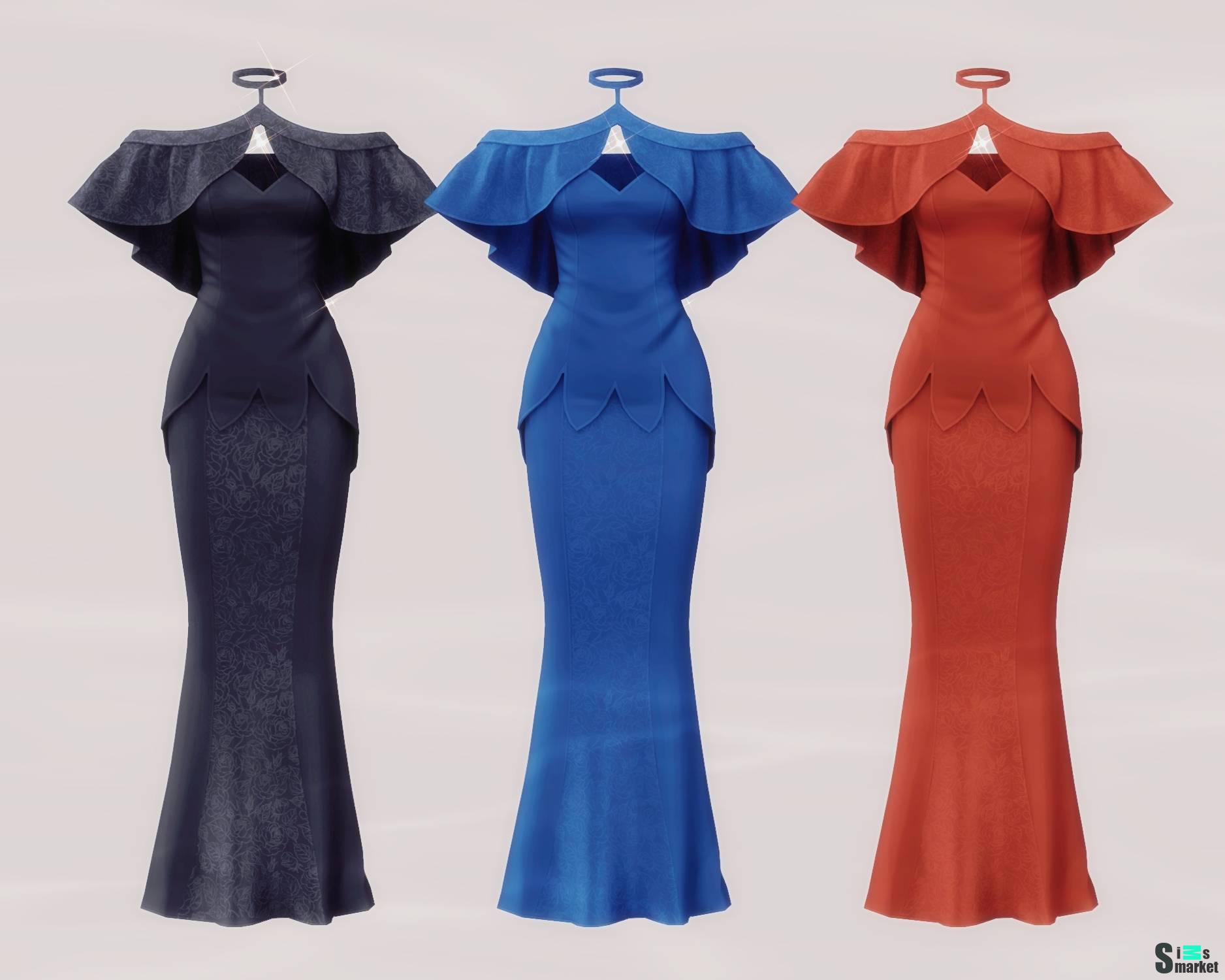 Платье "Discipline dress" для Симс 4 для Симс 4. Скачать мод