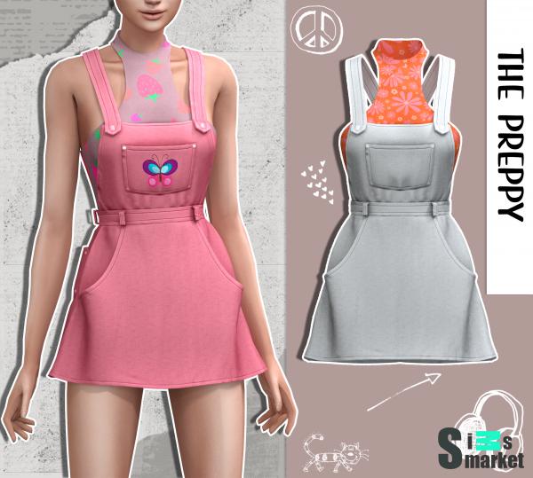 Платье euphoria by belaloallure для Симс 4. Скачать мод